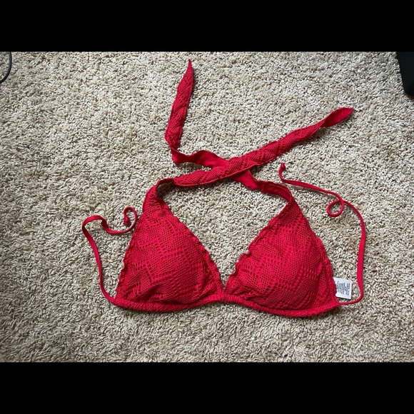 2 bikin tops. Red and coral Mossimo brand - Picture 2 of 7